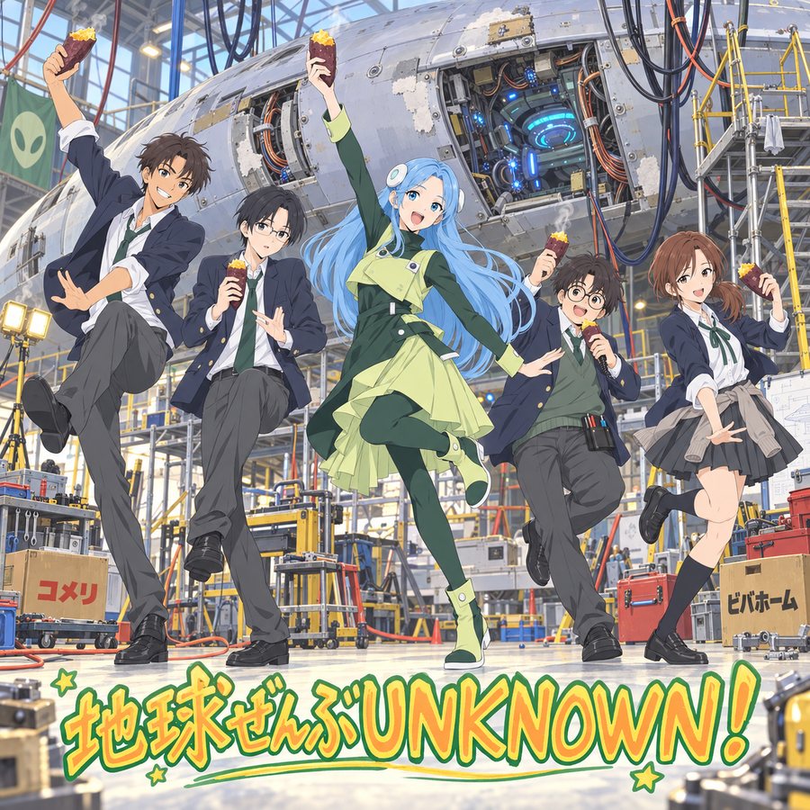 エンディングテーマ「地球ぜんぶUNKNOWN！」